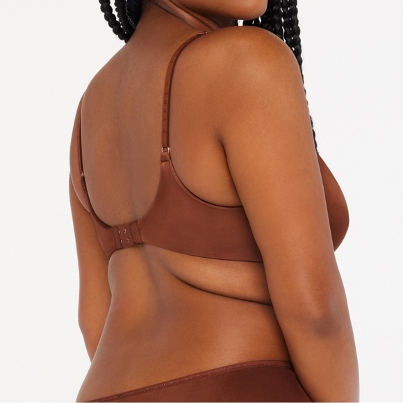 Savage X Fenty Core Microfiber Unlined Bra Brown Sugar Nude - 32A - Picture 4 of 8